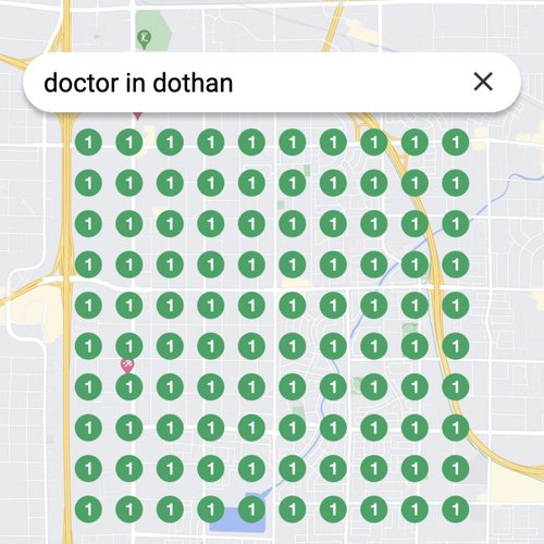 Leading Google Maps listing for healthcare in Dothan