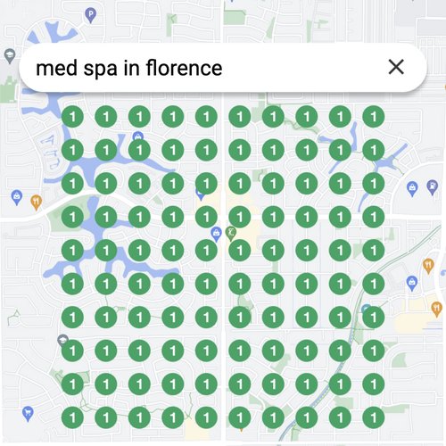 Leading Google Maps listing for beauty treatments in Florence