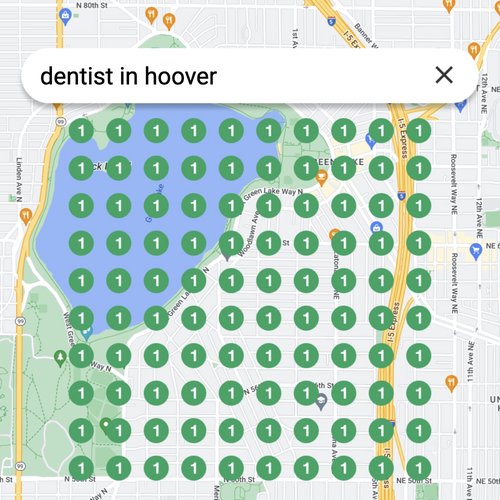 Prime position in local search for Hoover dentists