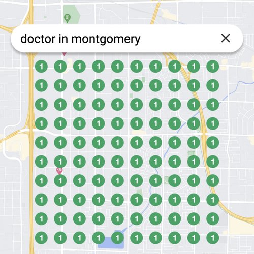 Top search result for medical services in Montgomery