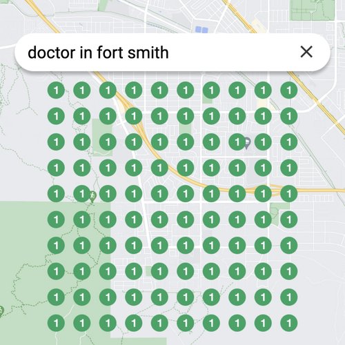 Leading Google Maps listing for healthcare in Fort Smith