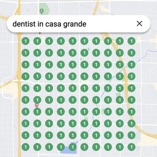 Ranking #1 as a dentist on Google Maps