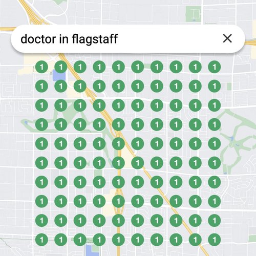 Ranking #1 as a doctor in Flagstaff on Google Maps