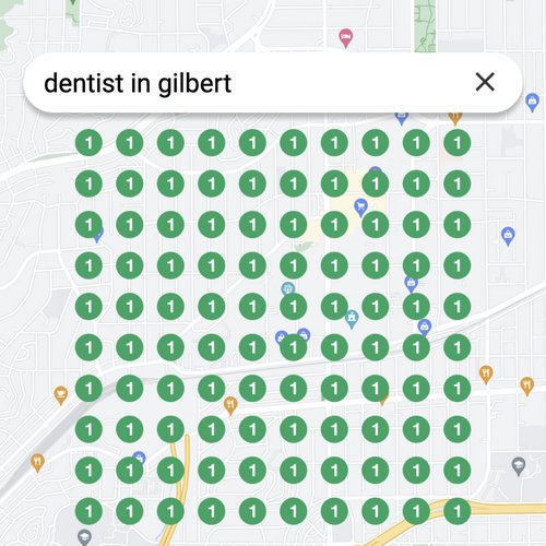 Ranking #1 as a dentist on Google Maps