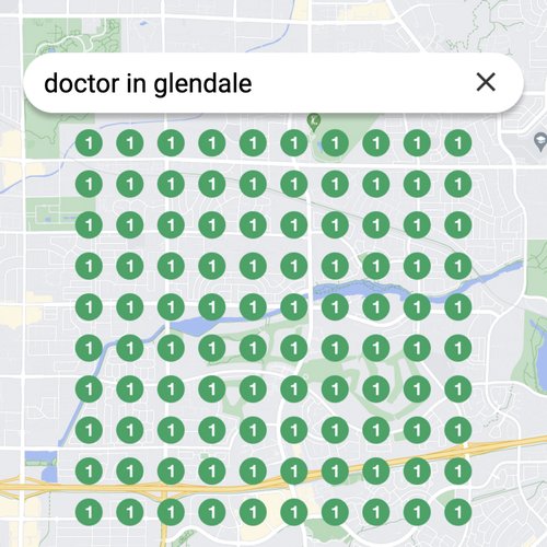 Prime position in local search for Glendale physicians