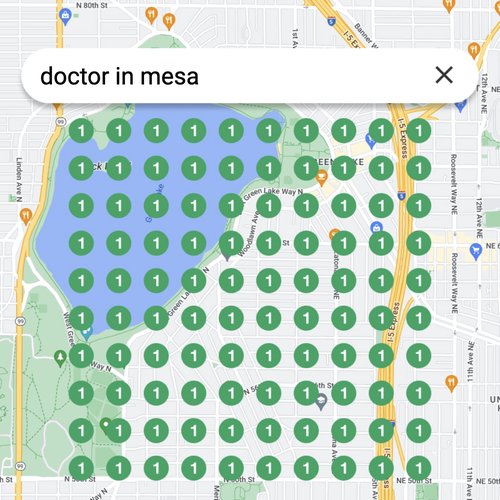 Ranking #1 as a doctor in Mesa on Google Maps