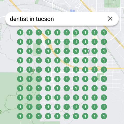 Ranking #1 as a dentist on Google Maps