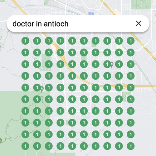 Leading Google Maps listing for healthcare in Antioch