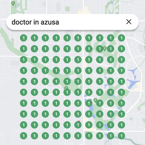 Ranking #1 as a doctor in Azusa on Google Maps