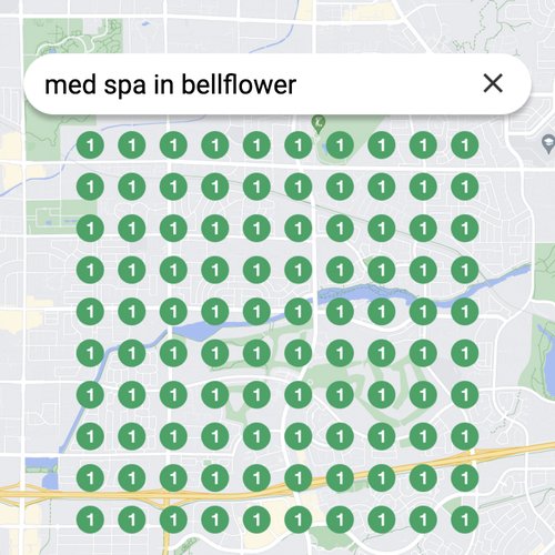 Prime position in local search for Bellflower med spas