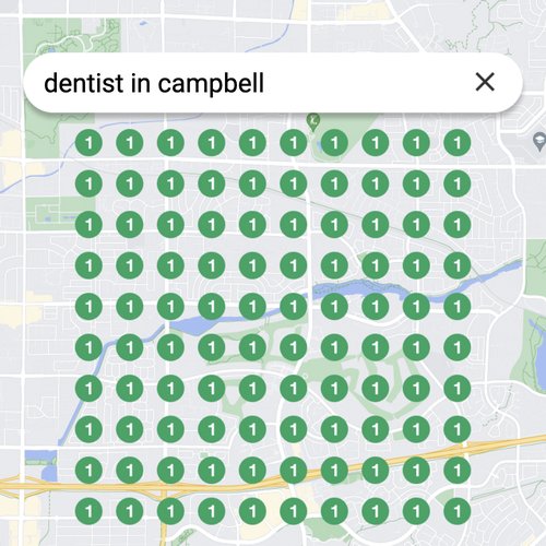 Prime position in local search for Campbell dentists