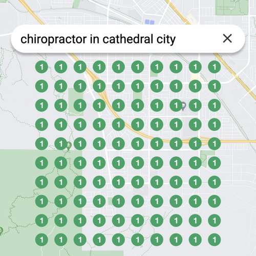 Top search result for chiropractic services in Cathedral City