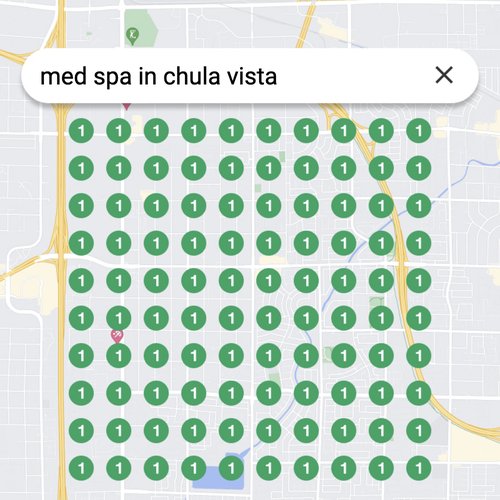 Ranking #1 as a Med Spa in Chula Vista on Google Maps