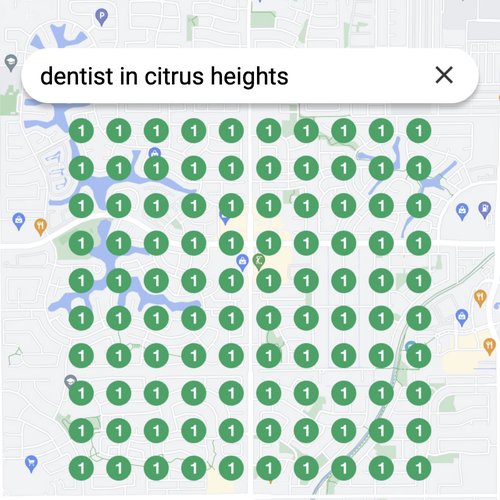 Ranking #1 as a dentist on Google Maps