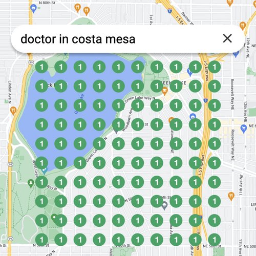 Top search result for medical services in Costa Mesa