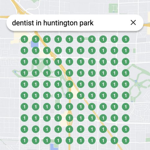 Ranking #1 as a dentist on Google Maps