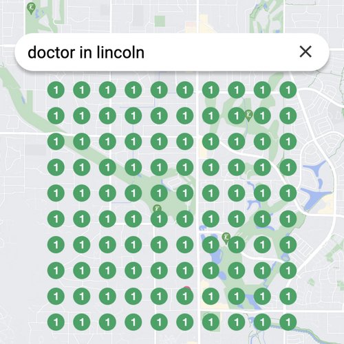 Leading Google Maps listing for healthcare in Lincoln