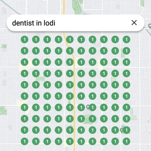 Ranking #1 as a dentist on Google Maps