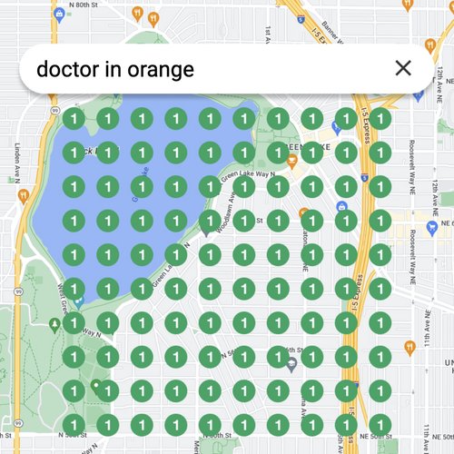 Prime position in local search for Orange physicians