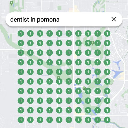 Prime position in local search for Pomona dentists