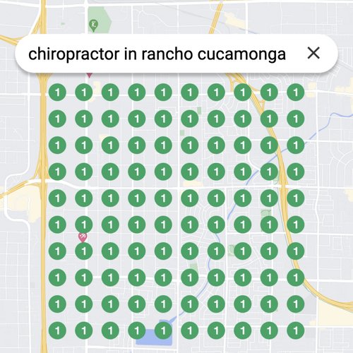 Ranking #1 as a chiropractor in Rancho Cucamonga on Google Maps