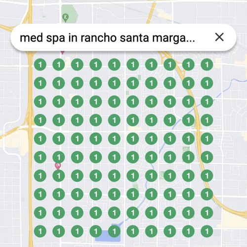 Leading Google Maps listing for beauty treatments in Rancho Santa Margarita