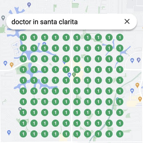 Ranking #1 as a doctor in Santa Clarita on Google Maps