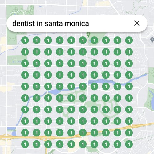 Ranking #1 as a dentist on Google Maps