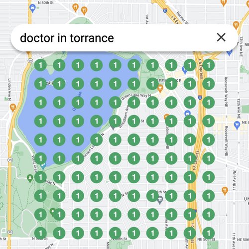 Leading Google Maps listing for healthcare in Torrance