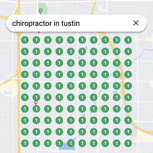 Prime position in local search for Tustin chiropractors