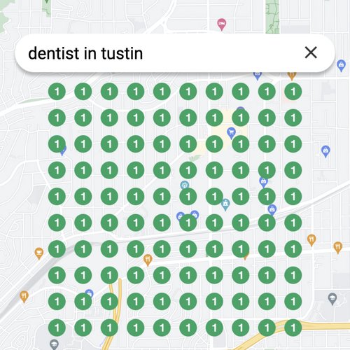 Ranking #1 as a dentist on Google Maps