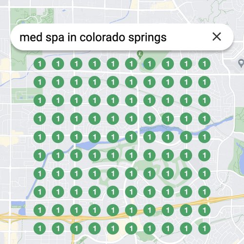 Leading Google Maps listing for beauty treatments in Colorado Springs