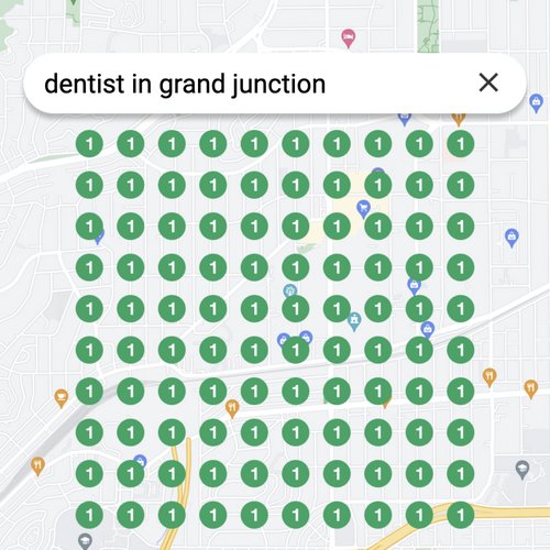 Ranking #1 as a dentist on Google Maps