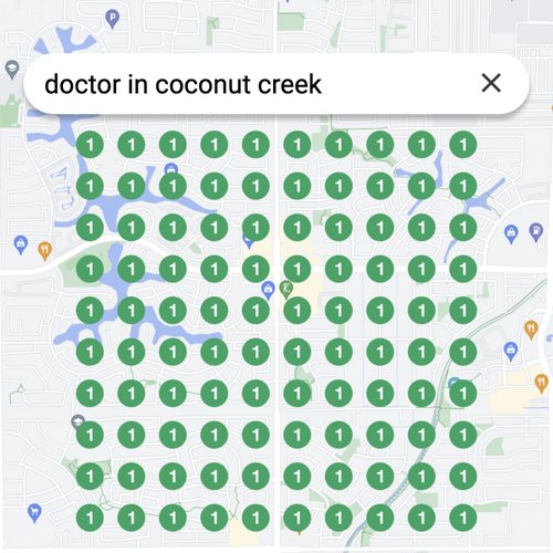 Leading Google Maps listing for healthcare in Coconut Creek