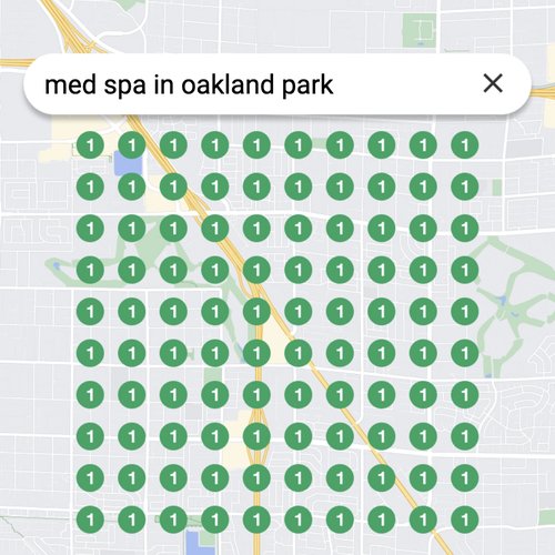 Leading Google Maps listing for beauty treatments in Oakland Park