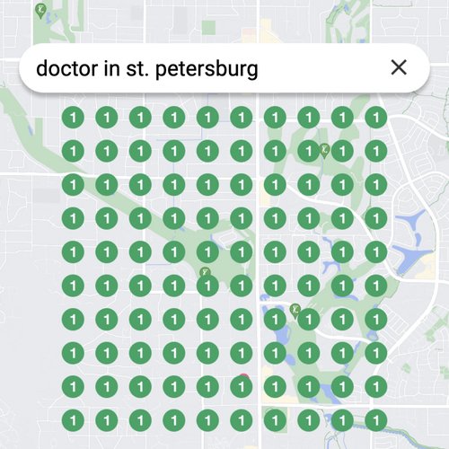 Prime position in local search for St. Petersburg physicians