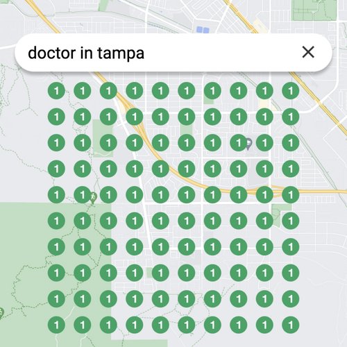 Prime position in local search for Tampa physicians