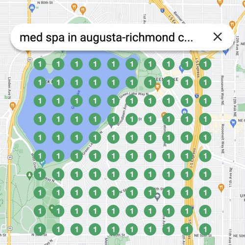 Leading Google Maps listing for beauty treatments in Augusta-Richmond County