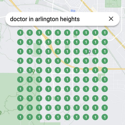 Prime position in local search for Arlington Heights physicians