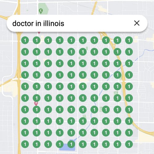 Ranking #1 as an doctor in Illinois on Google Maps