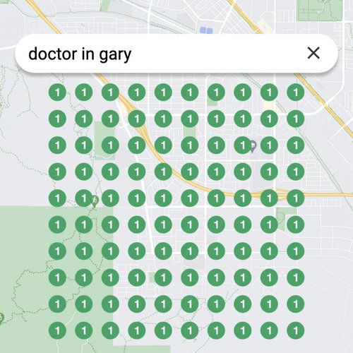 Prime position in local search for Gary physicians