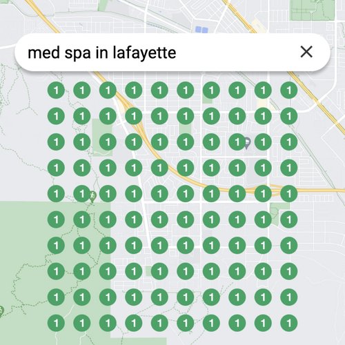 Prime position in local search for Lafayette med spas