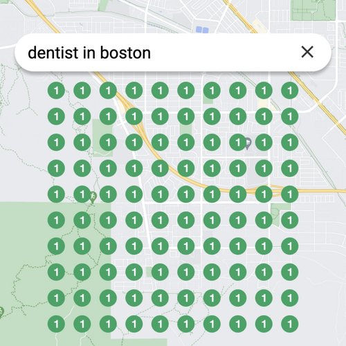 Ranking #1 as a dentist on Google Maps