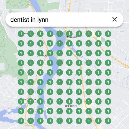 Ranking #1 as a dentist on Google Maps