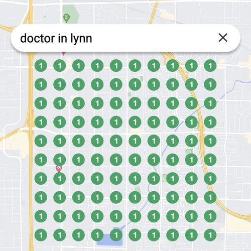 Ranking #1 as a doctor in Lynn on Google Maps