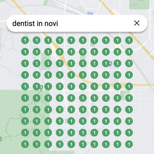 Ranking #1 as a dentist on Google Maps