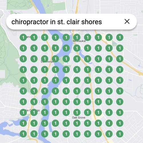 Prime position in local search for St. Clair Shores chiropractors