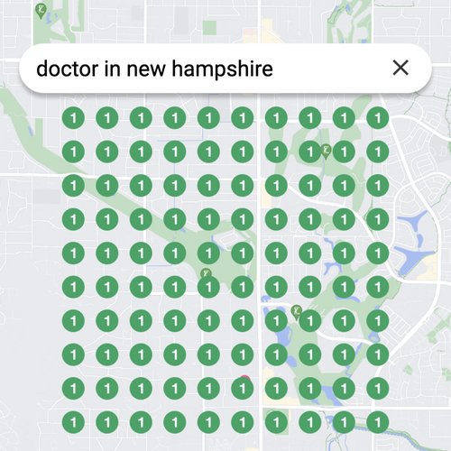 Ranking #1 as an doctor in New Hampshire on Google Maps