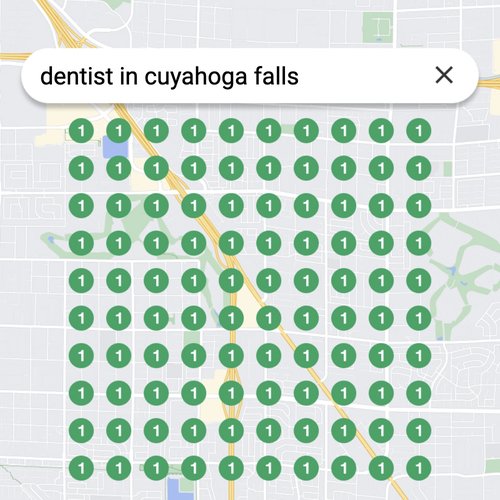 Ranking #1 as a dentist on Google Maps