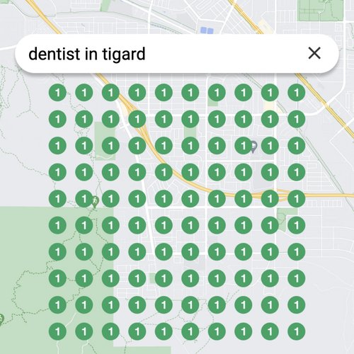 Ranking #1 as a dentist on Google Maps